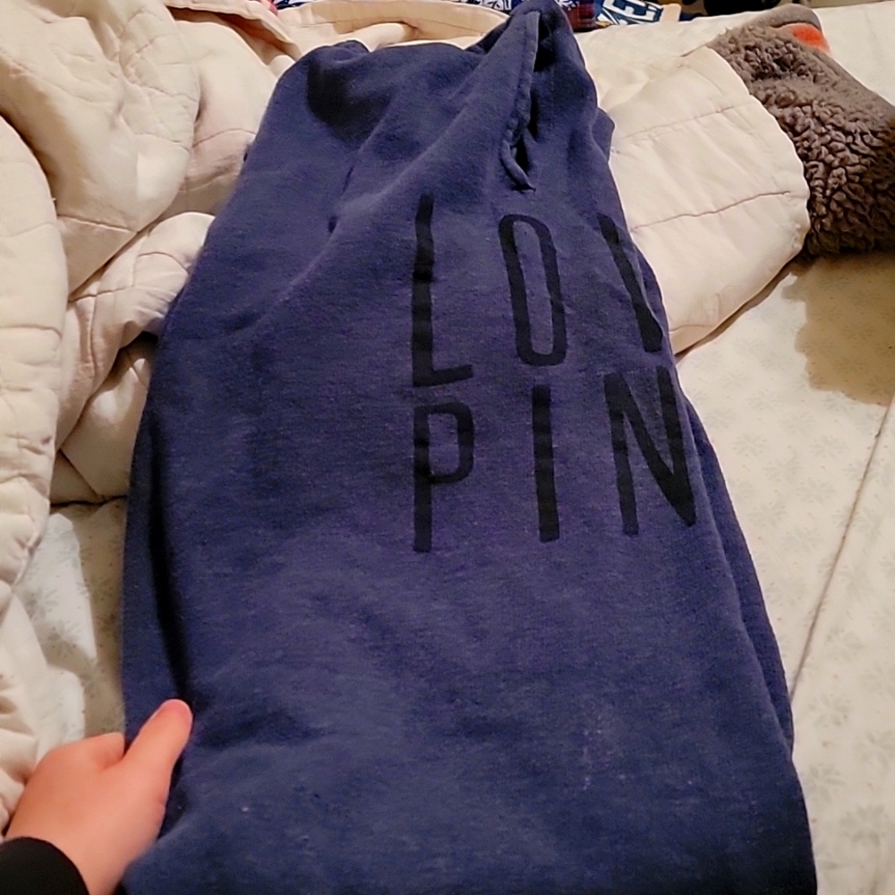 Pink sweat pants